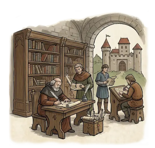 Ilustrace kronikářů